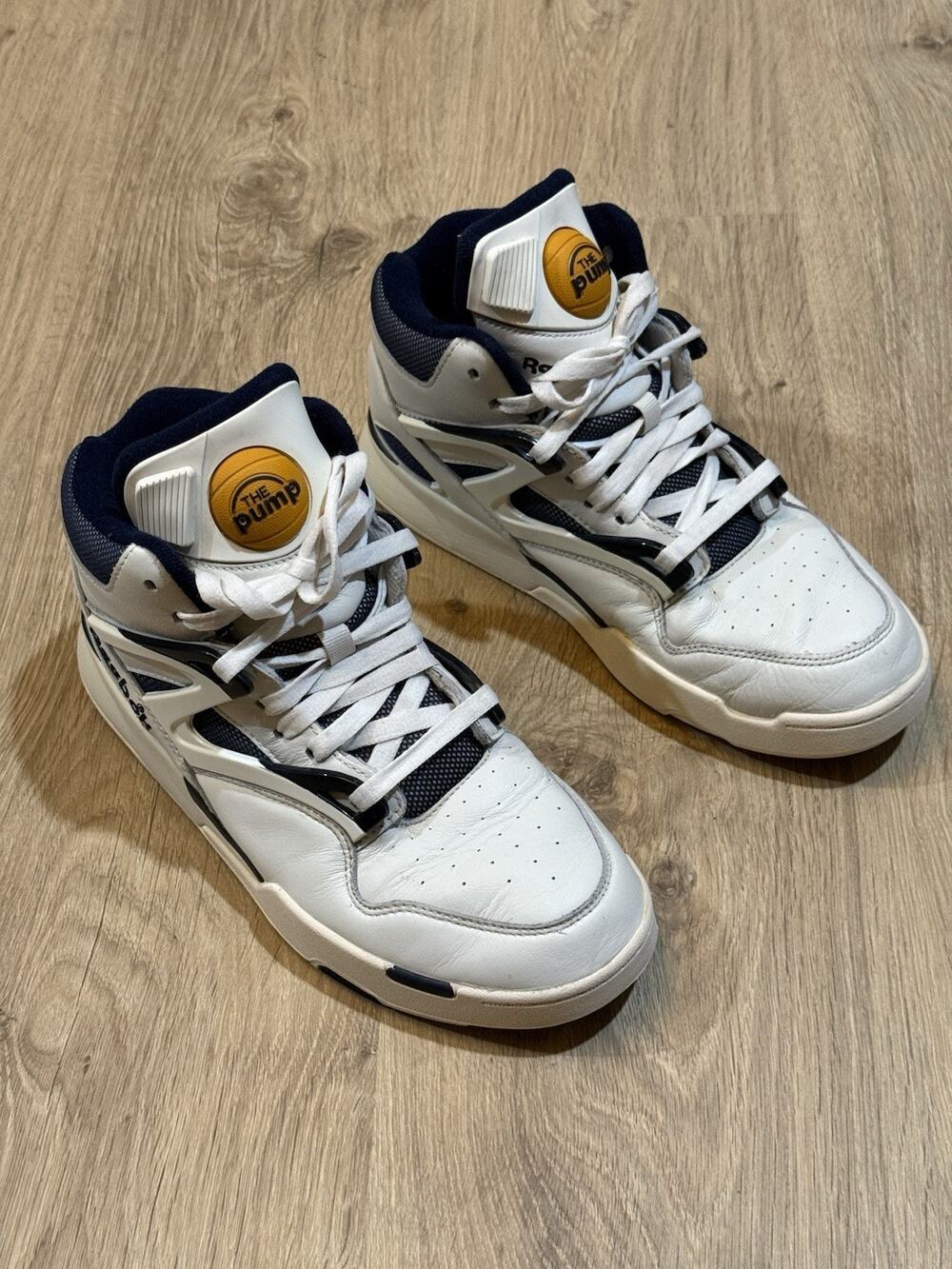 Reebok Pump Omni Zone II 2 Chalk Vector Navy 8